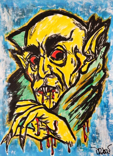 绘画 标题为“Nosferatu” 由Dr. Love, 原创艺术品, 丙烯