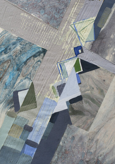 Pittura intitolato "intersection" da Pavel Minchenia, Opera d'arte originale, Gouache