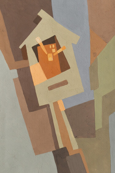 Painting titled "watch" by Pavel Minchenia, Original Artwork, Gouache