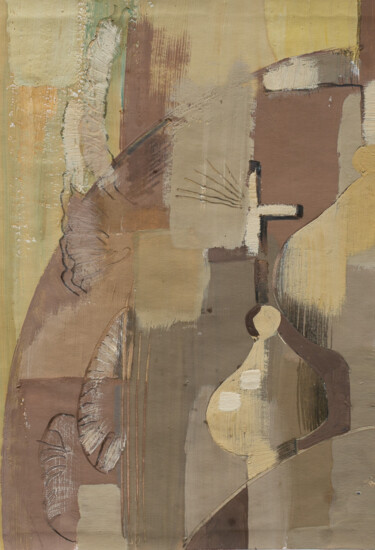 Pittura intitolato "Indian summer" da Pavel Minchenia, Opera d'arte originale, Gouache
