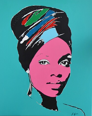 Painting titled "no differences" by Goswin Houy, Original Artwork, Acrylic Mounted on Wood Stretcher frame