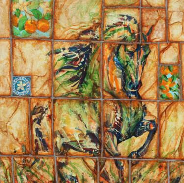 Peinture intitulée "Tiempo al Viento" par Andres Mejias, Œuvre d'art originale, Acrylique