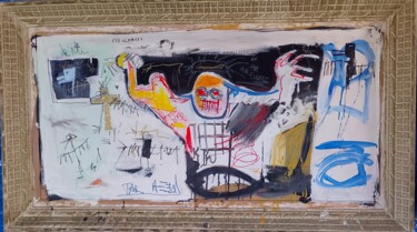 Pittura intitolato "Tar heel" da Hector O'Kanin, Opera d'arte originale, Acrilico