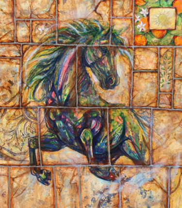Silencio en Movimiento 绘画 标题为“Silencio en Movimie…” 由Andres Mejias, 原创艺术品, 丙烯