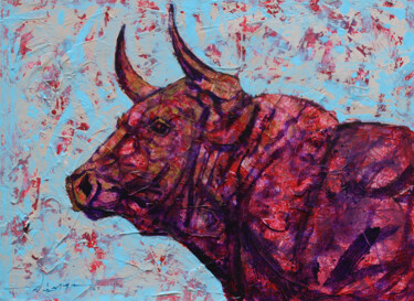 Esencia de la Fuerza Peinture intitulée "Esencia de la Fuerza" par Andres Mejias, Œuvre d'art originale, Acrylique Monté sur Châssis en bois