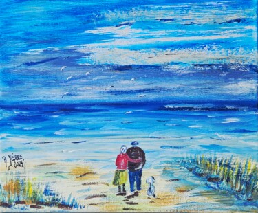 Peinture intitulée "Together 2" par Brigitte Kölli, Œuvre d'art originale, Acrylique