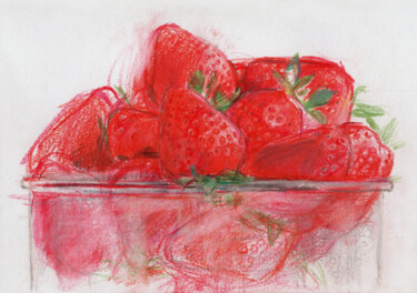 图画 标题为“Strawberries” 由Alexander Pogorzhelsky, 原创艺术品, 铅笔