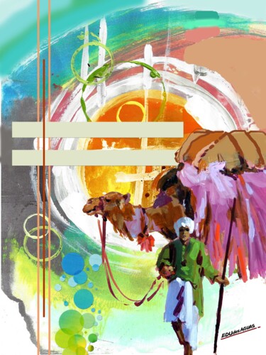 绘画 标题为“ISRAEL-B” 由Eduardo Marques De Jesus, 原创艺术品, 丙烯