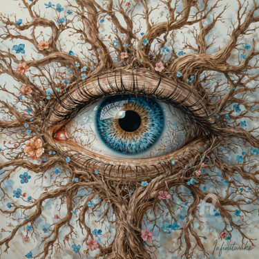 Roots of the Blue Soul 数字艺术 标题为“Roots of the Blue S…” 由Infinitwake, 原创艺术品, 数字油画 安装在artwork_cat.上
