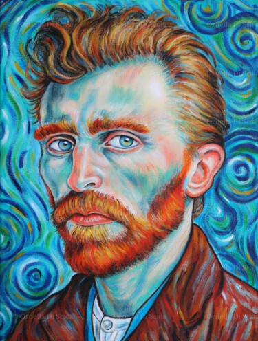 "Ritratto di Vincent…" başlıklı Tablo Ornella Di Scala tarafından, Orijinal sanat, Akrilik