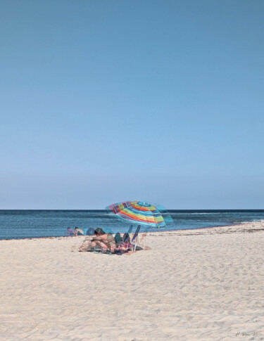Dreamy Beach Day on Armona Island Photographie intitulée "Dreamy Beach Day on…" par Hecate Pim, Œuvre d'art originale, Photographie manipulée