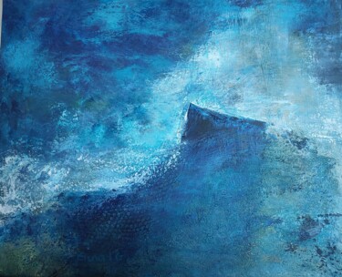 Peinture intitulée "Paysage n°1" par Elena Le Goupil, Œuvre d'art originale, Acrylique