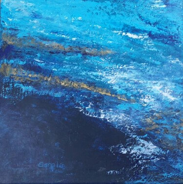 Картина под названием "Paysage n° 2" - Elena Le Goupil, Подлинное произведение искусства, Акрил