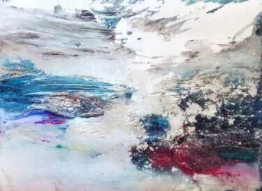 Peinture intitulée ""LE VENT ET LA TORT…" par Paula Clemence, Œuvre d'art originale, Gouache Monté sur Châssis en bois