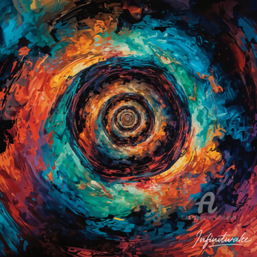 Essential Vortex Arts numériques intitulée "Essential Vortex" par Infinitwake, Œuvre d'art originale, Travail numérique 2D Monté sur artwork_…