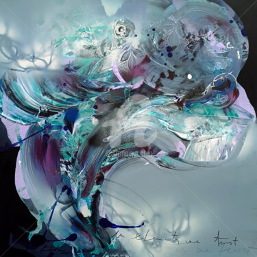 제목이 "Florilegium of Disq…"인 미술작품 Kloska Ovidiu로, 원작, 아크릴 나무 들것 프레임에 장착됨