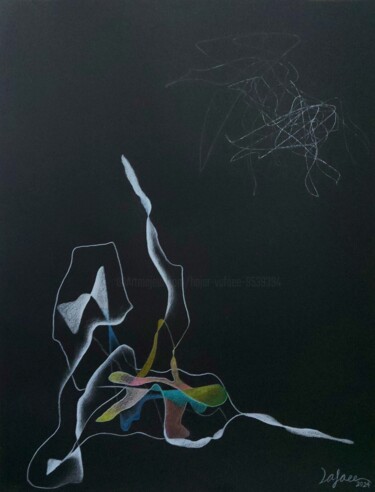 Pintura intitulada "M134" por Hajar Vafaee, Obras de arte originais, Lápis