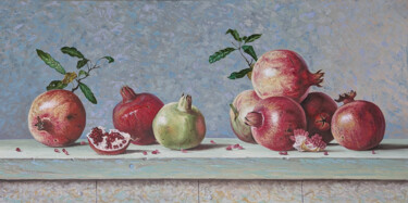Pomegranate Season Ζωγραφική με τίτλο "Pomegranate Season" από Stepan Ohanyan, Αυθεντικά έργα τέχνης, Λάδι Τοποθετήθηκε στο Ξύλινο φορείο σκελε…