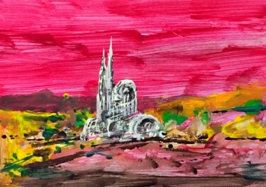 绘画 标题为“Ivory cathedral” 由Milto Sideris, 原创艺术品, 丙烯