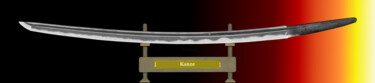 Kanze Masamune Sonne Arts numériques intitulée "Kanze Masamune Sonne" par Marun Bönninghaus, Œuvre d'art originale, Peinture numérique