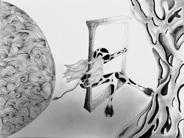 Starlight Dibujo titulada "Starlight" por Julien Weill (ABELACAN), Obra de arte original, Tinta