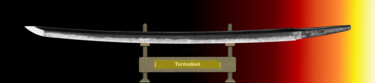 Tarōsaku Masamune Sonne Arts numériques intitulée "Tarōsaku Masamune S…" par Marun Bönninghaus, Œuvre d'art originale, Peinture numérique