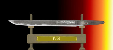 Fudo Masamune Sonne Arts numériques intitulée "Fudo Masamune Sonne" par Marun Bönninghaus, Œuvre d'art originale, Peinture numérique