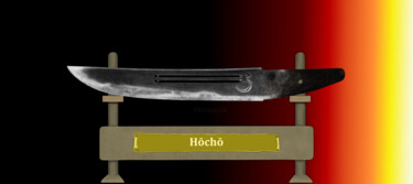 Hōchō Masamune Sonne Arts numériques intitulée "Hōchō Masamune Sonne" par Marun Bönninghaus, Œuvre d'art originale, Peinture numérique