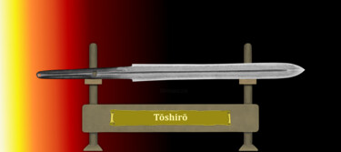 Tōshirō Yoshimitsu Sonne Arts numériques intitulée "Tōshirō Yoshimitsu…" par Marun Bönninghaus, Œuvre d'art originale, Peinture numérique