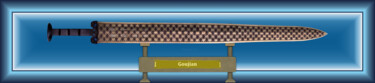 Goujian Blau Arts numériques intitulée "Goujian Blau" par Marun Bönninghaus, Œuvre d'art originale, Peinture numérique