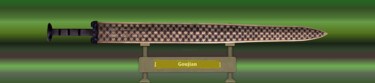 Goujian Grün Arts numériques intitulée "Goujian Grün" par Marun Bönninghaus, Œuvre d'art originale, Peinture numérique