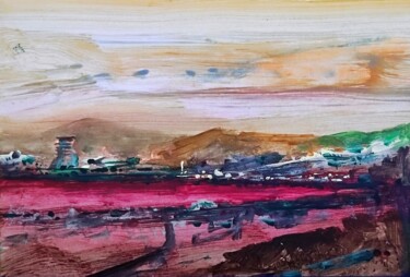 Painting titled "Industrial amusemen…" by Milto Sideris, Original Artwork, Acrylic