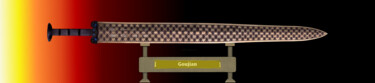 Goujian Sonne Arts numériques intitulée "Goujian Sonne" par Marun Bönninghaus, Œuvre d'art originale, Peinture numérique