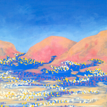 Desertscape #3 Painting titled "Desertscape #3" by Katherine Pieniazek, Original Artwork, Acrylic
