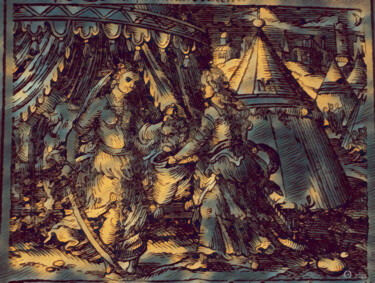 New Old Poster I Tents Digital Arts titled "New Old Poster I Te…" by Christian Envall, Original Artwork, 2D Digital Work