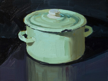 Working Vessel Painting titled "Working Vessel" by Serhii Zavadenko, Original Artwork, Oil