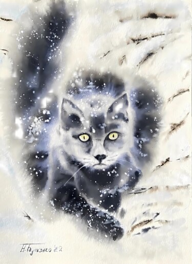 Only forward, watercolor art