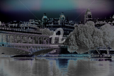 Digital Arts με τίτλο "Paris mon amour 03…" από Bruno Houdayer, Αυθεντικά έργα τέχνης, Χειρισμένη φωτογραφία Τοποθετήθηκε στ…