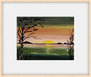 Peinture intitulée "Nature 1" par Ninoufloral, Œuvre d'art originale, Acrylique Monté sur Panneau de bois