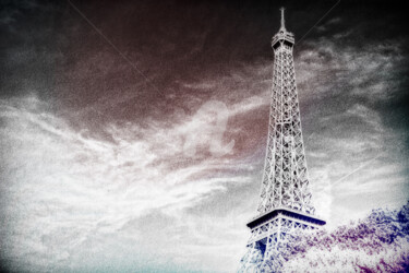 Paris mon amour 22 - Tribute to Paris - Tour Eiffel "Paris mon amour 22…" başlıklı Fotoğraf Bruno Houdayer tarafından, Orijinal sanat, Fotoşoplu fotoğrafçılık Alüminyum üzerine…
