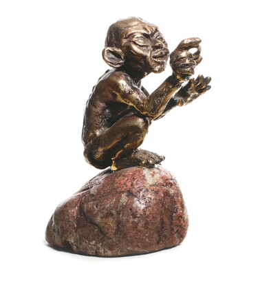 「Gollum」というタイトルの彫刻 Андрей Савровによって, オリジナルのアートワーク, ブロンズ
