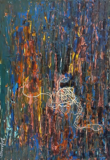 Collages titled "M122" by Hajar Vafaee, Original Artwork, Collages