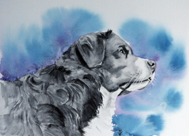 Peinture intitulée "Son odeur après la…" par Emilie Denis, Œuvre d'art originale, Aquarelle