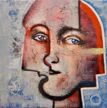 Schilderij getiteld "Philosopher_Divisio…" door Gennadiy V. Ivanov, Origineel Kunstwerk, Olie