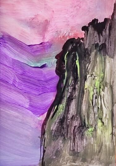 Peinture intitulée "Natural phenomenon" par Milto Sideris, Œuvre d'art originale, Acrylique