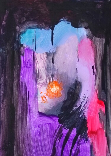 Peinture intitulée "Must be the center…" par Milto Sideris, Œuvre d'art originale, Acrylique