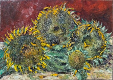 "Inspired by Van Gog…" başlıklı Tablo Gennadiy V. Ivanov tarafından, Orijinal sanat, Petrol