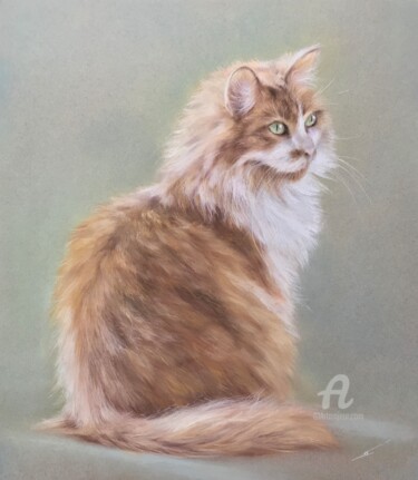 Σχέδιο με τίτλο "Maddie" από Irene_art, Αυθεντικά έργα τέχνης, Παστέλ