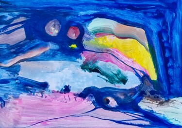 Peinture intitulée "Missing ball" par Milto Sideris, Œuvre d'art originale, Acrylique