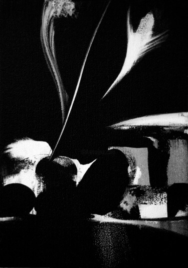 绘画 标题为“Nature morte dénatu…” 由Yann Hervé, 原创艺术品, 丙烯